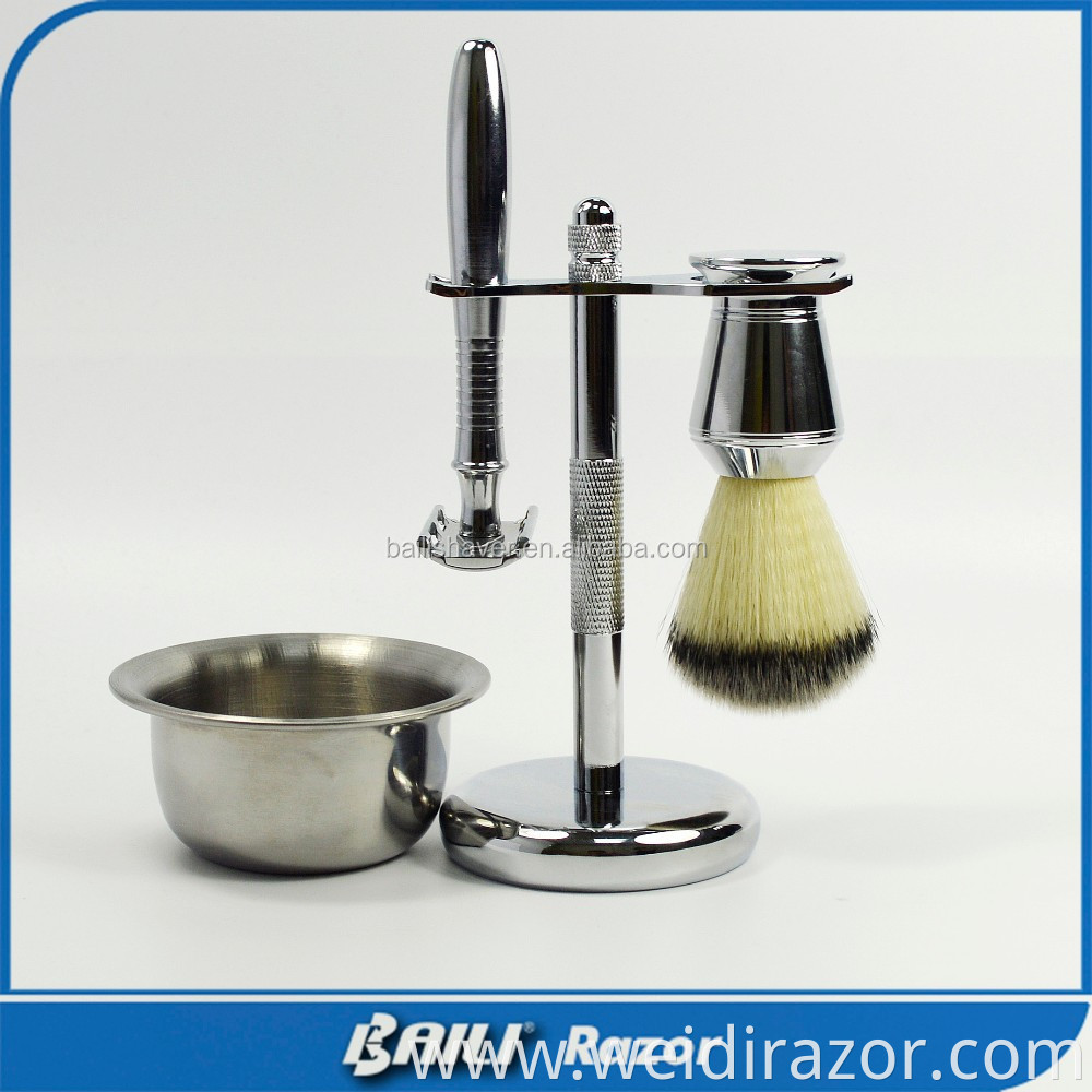 Most Popular Brush And Safety Razor Shaving Set For American Market Shaving Brush Set